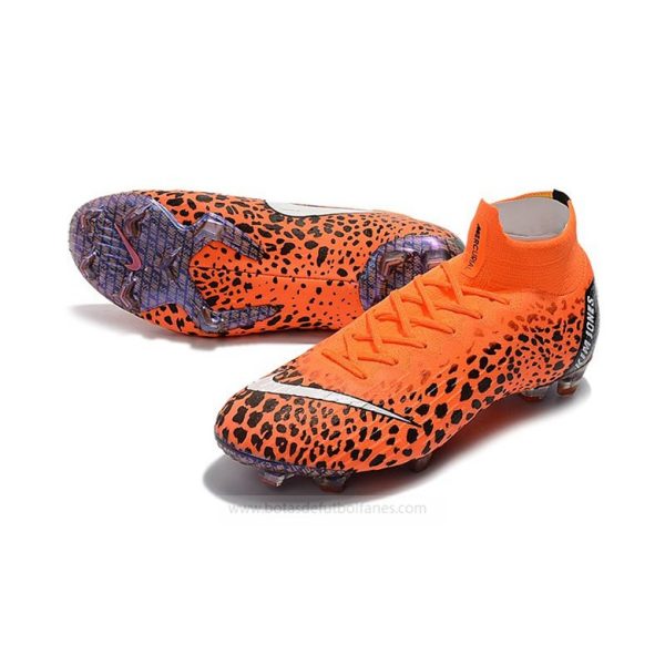 Nike Mercurial Superfly Elite Ronaldo CR FG Mujeres Naranja Negro